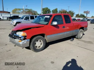 1999 GMC New Sierra 1500 SLE with VIN 2GTEC19T1X1545302, listed as a Copart auction lot 79755524 with 293,200 mi miles and Salvage Title. Bid and sale history available at carsss.com. Image 1.