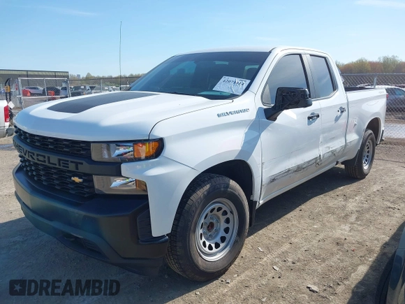 2019 Chevrolet Silverado 1500 Work Truck with VIN 1GCRYAEH0KZ337755, listed as a IAAI auction lot 42071414 with 46,623 mi miles and . Bid and sale history available at DreamBid. Image 17.