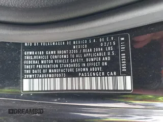 2015 Volkswagen GTI S с VIN 3VWYT7AU5FM070973, выставлен на аукционе IAAI как лот 42386040 с пробегом 111 088 миль миль и . История ставок и продаж доступна на DreamBid. Изображение 9.