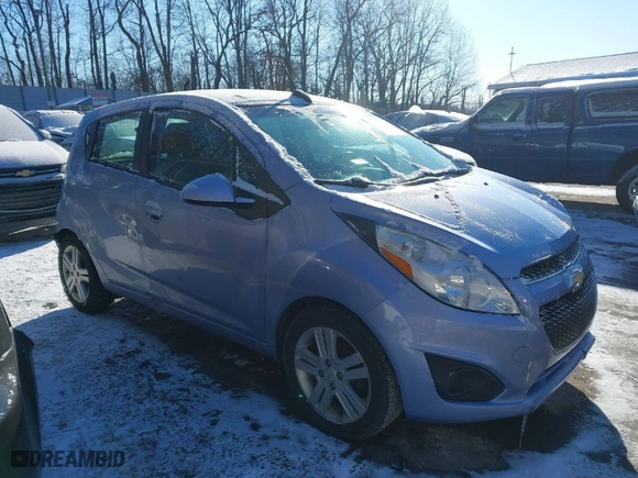 2015 Chevrolet Spark LS with VIN KL8CB6S91FC713818, listed as a IAAI auction lot 41374753 with 125,621 mi miles. Bid and sale history available at carsss.com. Image 1.