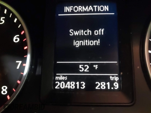 2011 Volkswagen Tiguan SE with VIN WVGBV7AX9BW524807, listed as a IAAI auction lot 41921439 with 204,813 mi miles and . Bid and sale history available at DreamBid. Image 7.