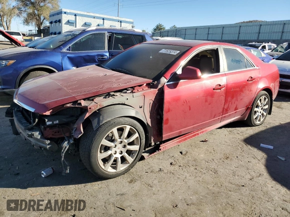 2009 Cadillac CTS AWD w/1SB with VIN 1G6DT57V390129647, listed as a Copart auction lot 77525374 with 133,213 mi miles and Salvage Title. Bid and sale history available at carsss.com. Image 1.
