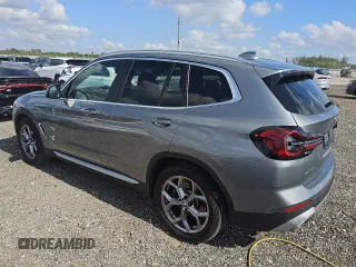 2023 BMW X3 sDrive30i with VIN 5UX43DP03P9S25216, listed as a Copart auction lot 56060045 with 31,303 mi miles and Clean Title. Bid and sale history available at DreamBid. Image 2.