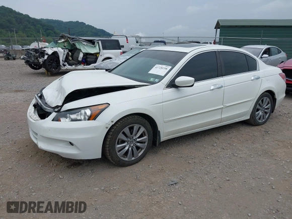 2011 Honda Accord EX-L with VIN 1HGCP3F80BA030444, listed as a IAAI auction lot 42728258 with 84,085 mi miles and . Bid and sale history available at DreamBid. Image 16.
