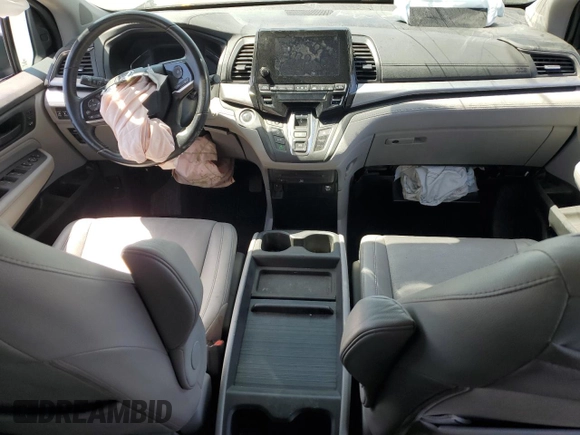 2020 Honda Odyssey Touring with VIN 5FNRL6H84LB032418, listed as a Copart auction lot 59118565 with Not provided miles and Salvage title. Bid and sale history available at DreamBid. Image 8.