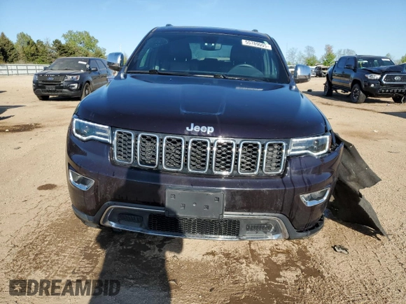 2019 Jeep Grand Cherokee Limited X with VIN 1C4RJFBT2KC591948, listed as a Copart auction lot 55789005 with 54,110 mi miles and Salvage title. Bid and sale history available at DreamBid. Image 5.