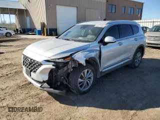 2019 Hyundai Santa Fe SEL z VIN 5NMS3CAD5KH029435, wystawiony jako Copart lot #46317635 z przebiegiem 83 862 mil mil oraz Szkoda całkowita • Salvage title. Historia ofert i sprzedaży dostępna na DreamBid. Obrazek 1.
