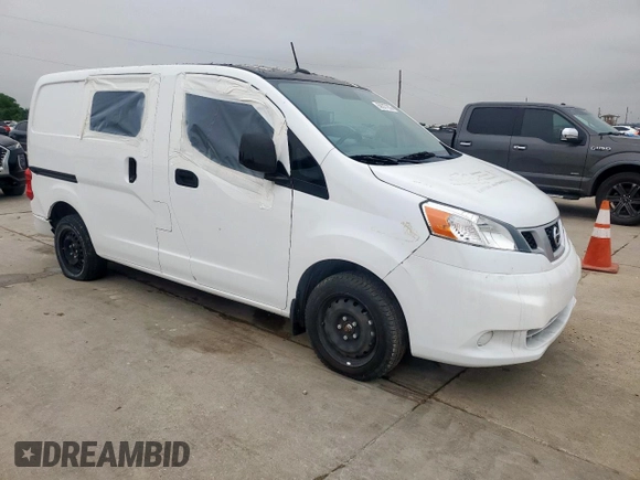 2021 Nissan NV200 S with VIN 3N6CM0KN2MK697144, listed as a Copart auction lot 59377255 with 40,776 mi miles and Salvage title. Bid and sale history available at DreamBid. Image 4.