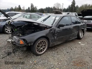 2001 BMW 5 Series 530iA with VIN WBADT63421CF05077, listed as a Copart auction lot 87458184 with 208,351 mi miles and Salvage Title. Bid and sale history available at carsss.com. Image 1.