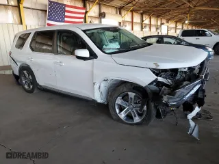 2024 Honda Pilot EX-L 7 Passenger with VIN 5FNYG2H55RB000052, listed as a Copart auction lot 50517855 with 0 mi miles and Clean Title. Bid and sale history available at carsss.com. Image 4.