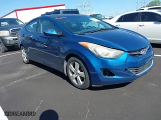 2013 Hyundai Elantra GLS PZEV with VIN KMHDH4AE6DU950644, listed as a IAAI auction lot 41984344 with 117,503 mi miles. Bid and sale history available at carsss.com. Image 1.