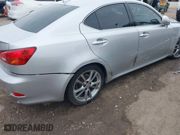 2008 Lexus IS 250 with VIN JTHBK262X85066429, listed as a IAAI auction lot 42037886 with 153,587 mi miles. Bid and sale history available at carsss.com. Image 18.