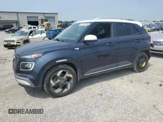 2020 Hyundai Venue SEL with VIN KMHRC8A33LU014182, listed as a Copart auction lot 60740345 with 75,616 mi miles and Salvage title. Bid and sale history available at DreamBid. Image 1.