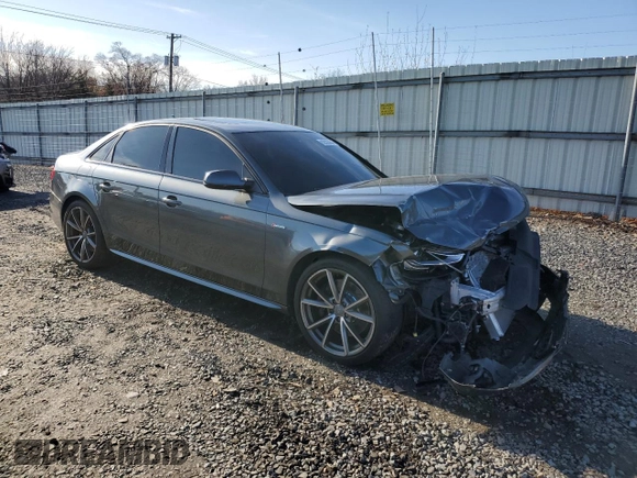 2015 Audi S4 Premium Plus with VIN WAUBGAFLXFA047726, listed as a Copart auction lot 82023654 with 119,192 mi miles and Salvage Title. Bid and sale history available at carsss.com. Image 4.