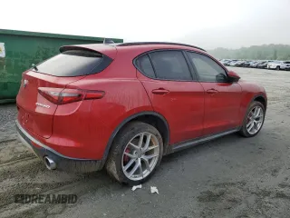 2019 Alfa Romeo Stelvio Ti z VIN ZASPAKBN2K7C35002, wystawiony jako Copart lot #55448965 z przebiegiem 109 812 mil mil oraz Tytuł czysty. Historia ofert i sprzedaży dostępna na DreamBid. Obrazek 3.
