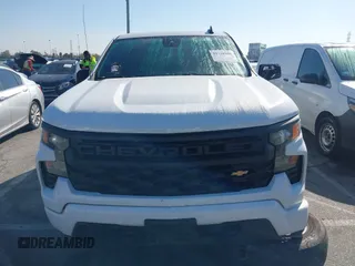 2022 Chevrolet Silverado 1500 Custom with VIN 1GCPDBEK2NZ627732, listed as a IAAI auction lot 41718968 with 1 mi miles. Bid and sale history available at carsss.com. Image 12.