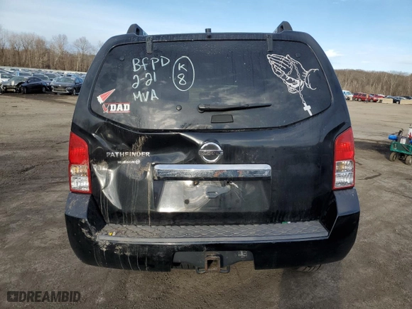 2012 Nissan Pathfinder S with VIN 5N1AR1NB3CC605848, listed as a Copart auction lot 46880365 with 215,128 mi miles and Salvage Title. Bid and sale history available at carsss.com. Image 6.