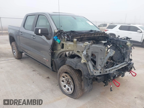 2021 GMC Sierra 1500 AT4 with VIN 3GTP9EEL1MG381993, listed as a IAAI auction lot 41500549 with 1 mi miles. Bid and sale history available at carsss.com. Image 1.