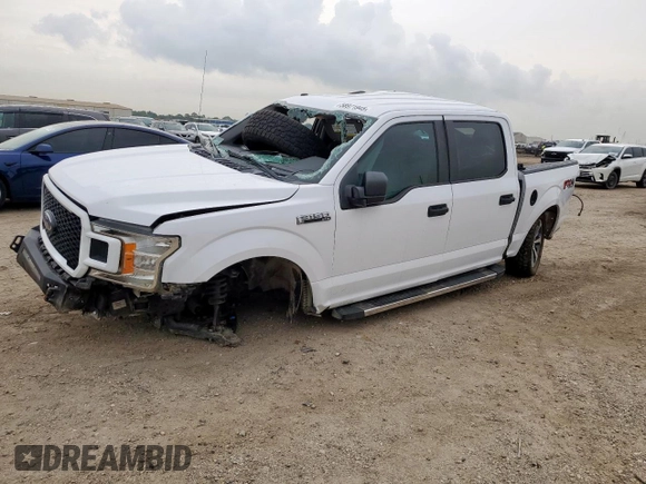 2019 Ford F-150 XL z VIN 1FTEW1EP3KKE75892, wystawiony jako Copart lot #58971945 z przebiegiem 97 454 mil mil oraz Szkoda całkowita • Salvage title. Historia ofert i sprzedaży dostępna na DreamBid. Obrazek 1.