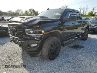 2024 Ram 2500 Laramie with VIN 3C6UR5FL7RG203778, listed as a Copart auction lot 58271405 with 32,057 mi miles and Salvage title. Bid and sale history available at DreamBid. Image 1.