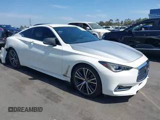 2021 Infiniti Q60 PURE z VIN JN1EV7JK9MM410104, wystawiony jako IAAI lot #42460315 z przebiegiem 34 623 mil mil oraz . Historia ofert i sprzedaży dostępna na DreamBid. Obrazek 1.