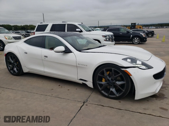 2018 Karma Revero z VIN 50GK41SA6JA000009, wystawiony jako Copart lot #72961994 z przebiegiem 59 625 mil mil oraz Szkody całkowita. Historia ofert i sprzedaży dostępna na DreamBid. Obrazek 4.