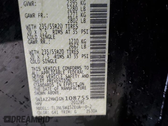 2016 Nissan Murano S z VIN 5N1AZ2MH1GN108755, wystawiony jako Copart lot #89007595 z przebiegiem 156 243 mil mil oraz Szkoda całkowita • Salvage title. Historia ofert i sprzedaży dostępna na DreamBid. Obrazek 13.
