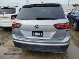 2021 Volkswagen Tiguan S with VIN 3VV1B7AX7MM133023, listed as a Copart auction lot 55229545 with 57,228 mi miles and Salvage title. Bid and sale history available at DreamBid. Image 6.