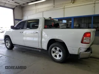 2019 Ram 1500 Big Horn with VIN 1C6SRFFT5KN708244, listed as a Copart auction lot 56981135 with 86,903 mi miles and Salvage title. Bid and sale history available at DreamBid. Image 2.