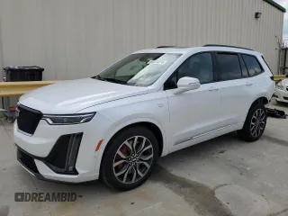 2023 Cadillac XT6 AWD Sport with VIN 1GYKPGRS1PZ142911, listed as a Copart auction lot 63526074 with 21,982 mi miles and Clean Title. Bid and sale history available at carsss.com. Image 1.