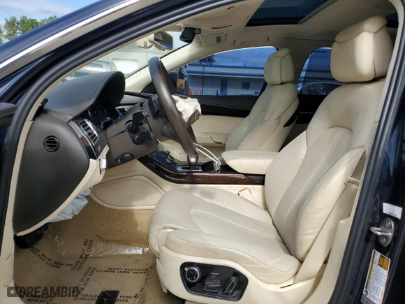 2014 Audi A8 L 3.0T with VIN WAURGAFD5EN006189, listed as a Copart auction lot 69888714 with 99,303 mi miles and Salvage Title. Bid and sale history available at carsss.com. Image 7.
