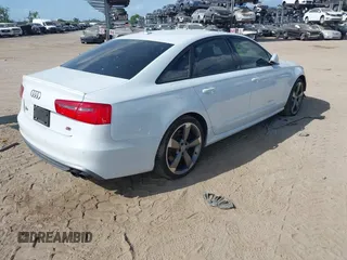 2015 Audi S6 Prestige with VIN WAUF2AFC0FN006210, listed as a IAAI auction lot 41951372 with 110,147 mi miles. Bid and sale history available at carsss.com. Image 4.