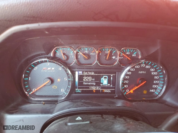 2017 Chevrolet Silverado 1500 LT with VIN 1GCVKREC4HZ191629, listed as a Copart auction lot 48592415 with 175,212 mi miles and Salvage Title. Bid and sale history available at carsss.com. Image 9.