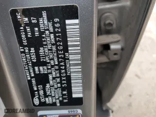 2014 Kia Optima EX with VIN 5XXGN4A73EG271269, listed as a Copart auction lot 46069175 with 255,009 mi miles and Salvage Title. Bid and sale history available at carsss.com. Image 14.