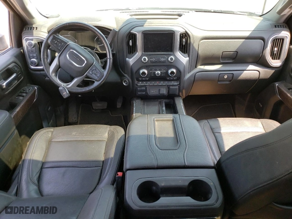 2020 GMC Sierra 3500HD Denali with VIN 1GT49WEY2LF317238, listed as a Copart auction lot 61554414 with 0 mi miles and Salvage Title. Bid and sale history available at carsss.com. Image 8.