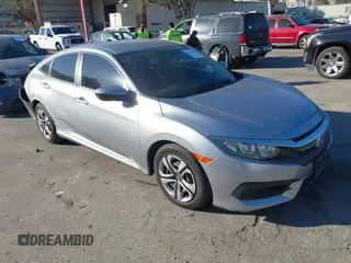 2016 Honda Civic Sedan LX with VIN 19XFC2F50GE027409, listed as a IAAI auction lot 41678211 with 116,498 mi miles. Bid and sale history available at carsss.com. Image 1.