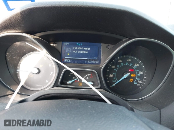 2014 Ford Focus SE with VIN 1FADP3F24EL320991, listed as a IAAI auction lot 41932638 with 133,163 mi miles. Bid and sale history available at carsss.com. Image 7.