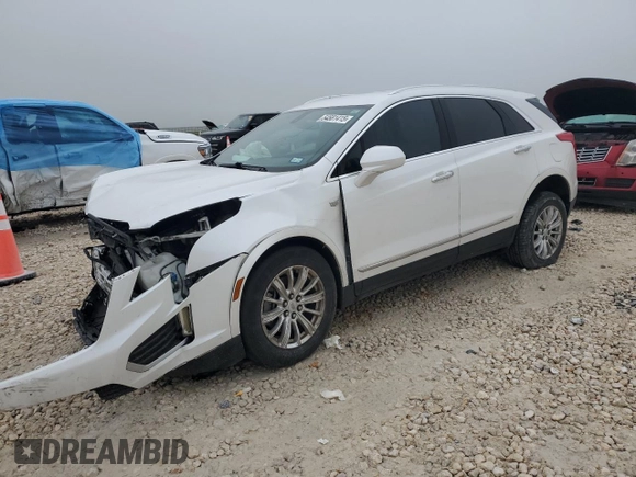 2018 Cadillac XT5 FWD with VIN 1GYKNARS9JZ116826, listed as a Copart auction lot 54581415 with 92,069 mi miles and Salvage title. Bid and sale history available at DreamBid. Image 1.