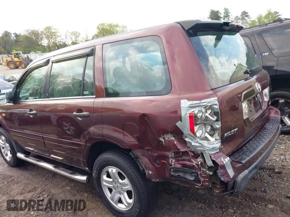 2007 Honda Pilot LX with VIN 5FNYF18127B031444, listed as a IAAI auction lot 41946281 with 169,794 mi miles and . Bid and sale history available at DreamBid. Image 6.