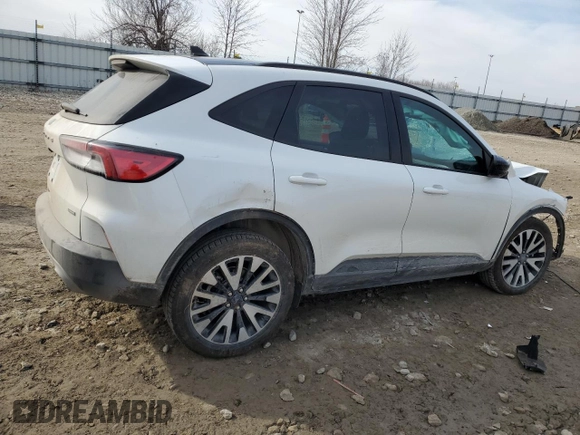 2020 Ford Escape SE Sport Hybrid with VIN 1FMCU0BZ4LUB79682, listed as a Copart auction lot 49101175 with 32,429 mi miles and Salvage Title. Bid and sale history available at carsss.com. Image 3.