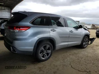 2017 Toyota Highlander Hybrid Limited with VIN 5TDDGRFH5HS024091, listed as a Copart auction lot 50240225 with 97,409 mi miles and Salvage title. Bid and sale history available at DreamBid. Image 3.