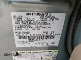 2007 Ford Freestyle SEL with VIN 1FMDK02107GA30579, listed as a Copart auction lot 88374405 with 115,799 mi miles and Salvage Title. Bid and sale history available at carsss.com. Image 15.