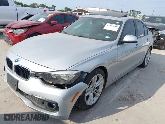 2016 BMW 3 Series 320i with VIN WBA8E1G5XGNU10049, listed as a IAAI auction lot 41993849 with 88,022 mi miles and . Bid and sale history available at carsss.com. Image 16.