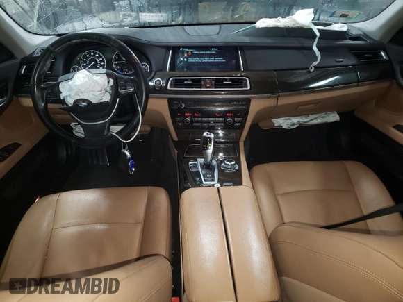 2013 BMW 7 Series 740i with VIN WBAYA6C51DC995111, listed as a Copart auction lot 87131184 with 94,535 mi miles and Salvage Title. Bid and sale history available at carsss.com. Image 8.