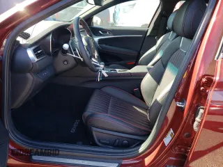 2024 Genesis G70 2.5T with VIN KMTG34SC0RU137404, listed as a Copart auction lot 74954264 with 2,500 mi miles and Salvage Title. Bid and sale history available at carsss.com. Image 7.