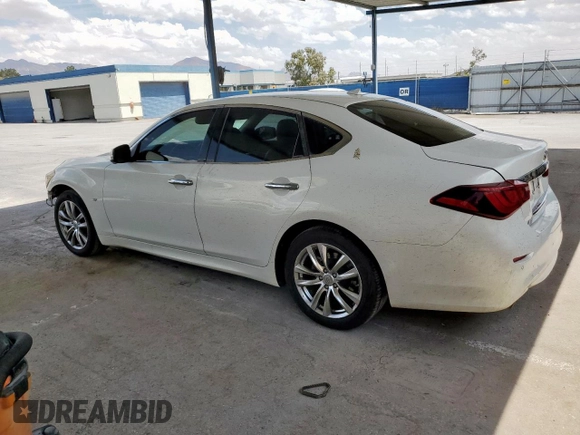2015 Infiniti Q70 z VIN JN1BY1AP9FM541605, wystawiony jako Copart lot #59394525 z przebiegiem 164 327 mil mil oraz Szkoda całkowita • Salvage title. Historia ofert i sprzedaży dostępna na DreamBid. Obrazek 2.