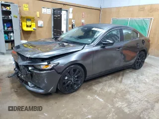 2025 Mazda 3 S Select Sport with VIN 3MZBPABM2SM458226, listed as a Copart auction lot 61367485 with 13,484 mi miles and Salvage title. Bid and sale history available at DreamBid. Image 1.
