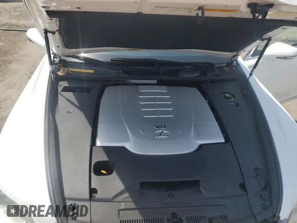 2010 Lexus LS 460 with VIN JTHBL5EF1A5094628, listed as a Copart auction lot 57393445 with 70,185 mi miles and Salvage title. Bid and sale history available at DreamBid. Image 11.