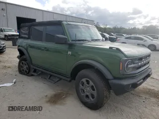 2024 Ford Bronco Big Bend with VIN 1FMDE7BH8RLA93453, listed as a Copart auction lot 49873645 with 1,379 mi miles and Salvage Title. Bid and sale history available at DreamBid. Image 4.