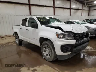 2022 Chevrolet Colorado 2WD Work Truck with VIN 1GCGSBEN8N1316515, listed as a Copart auction lot 75870244 with 31,751 mi miles and Salvage title. Bid and sale history available at DreamBid. Image 4.